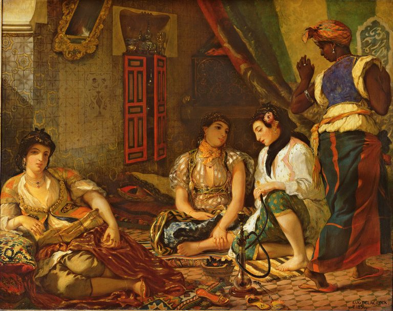 1834 - Eugène Delacroix - Femmes d'Alger dans leur appartement - small